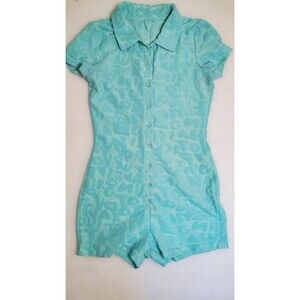 Jaded London Romper Terry cloth Embossed Size S Mint